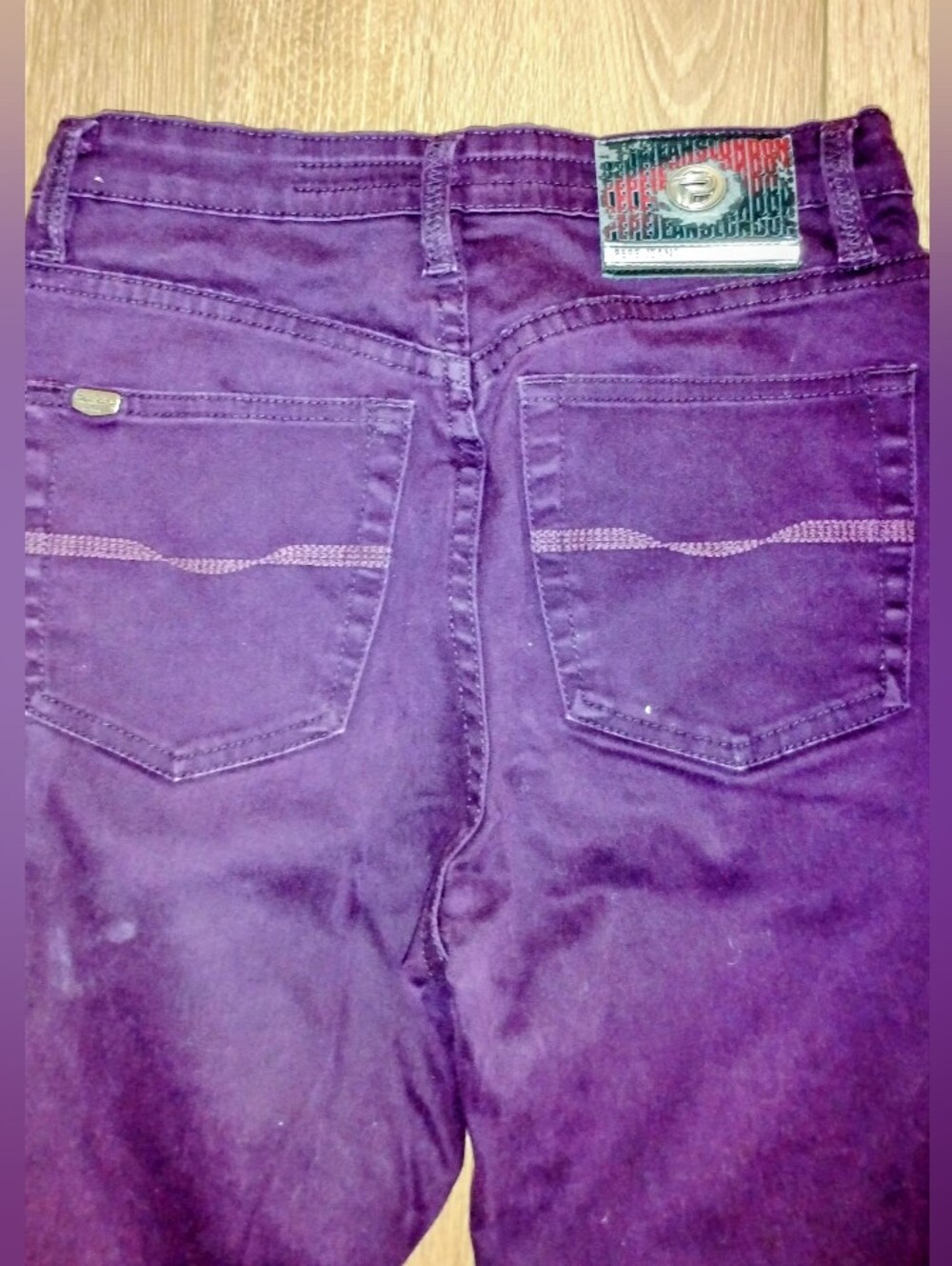 Pepe Jeans Violet Size 28 Skinny Jeans - Picture 4 of 5